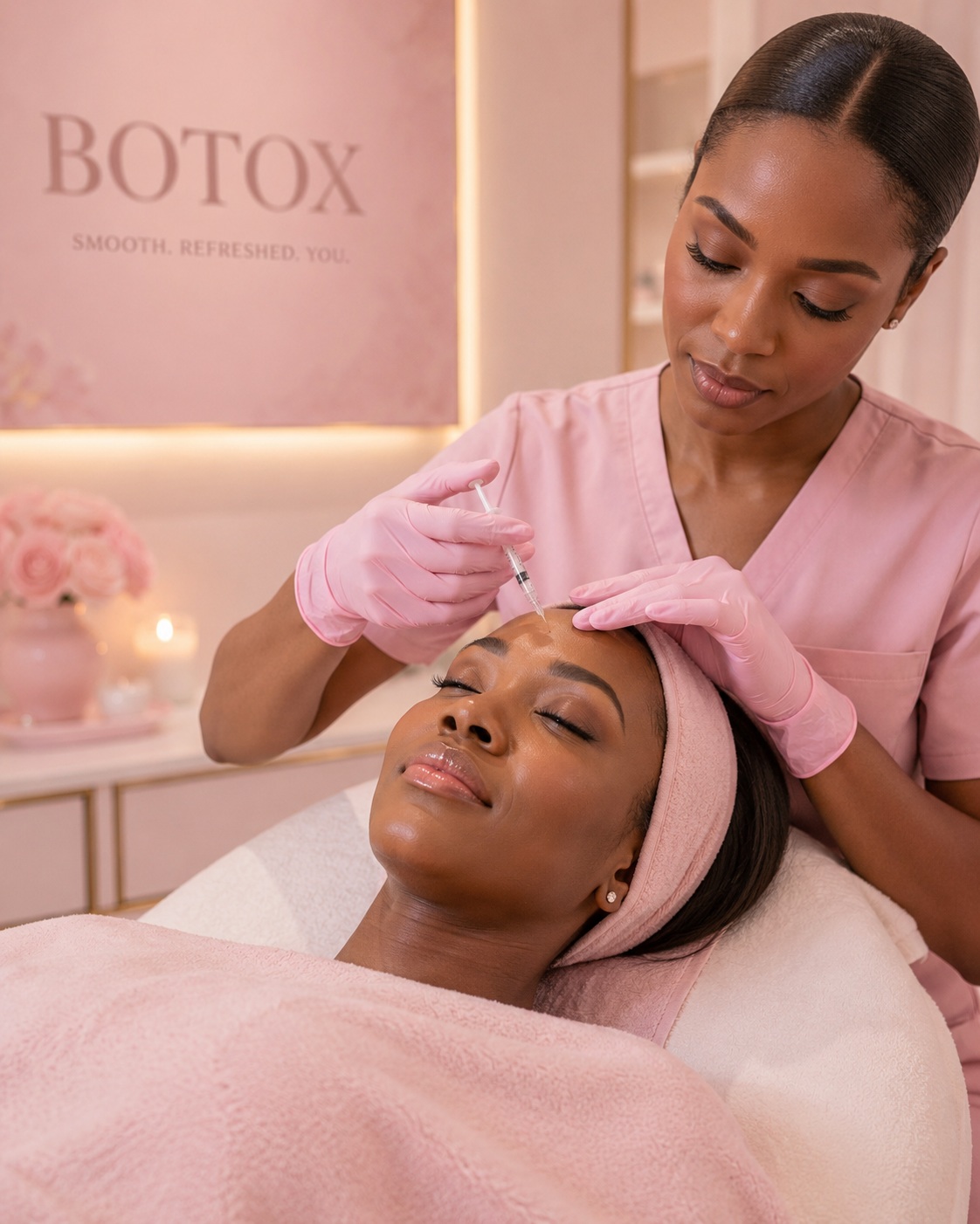 Aesthetic injectable consultation and facial treatment