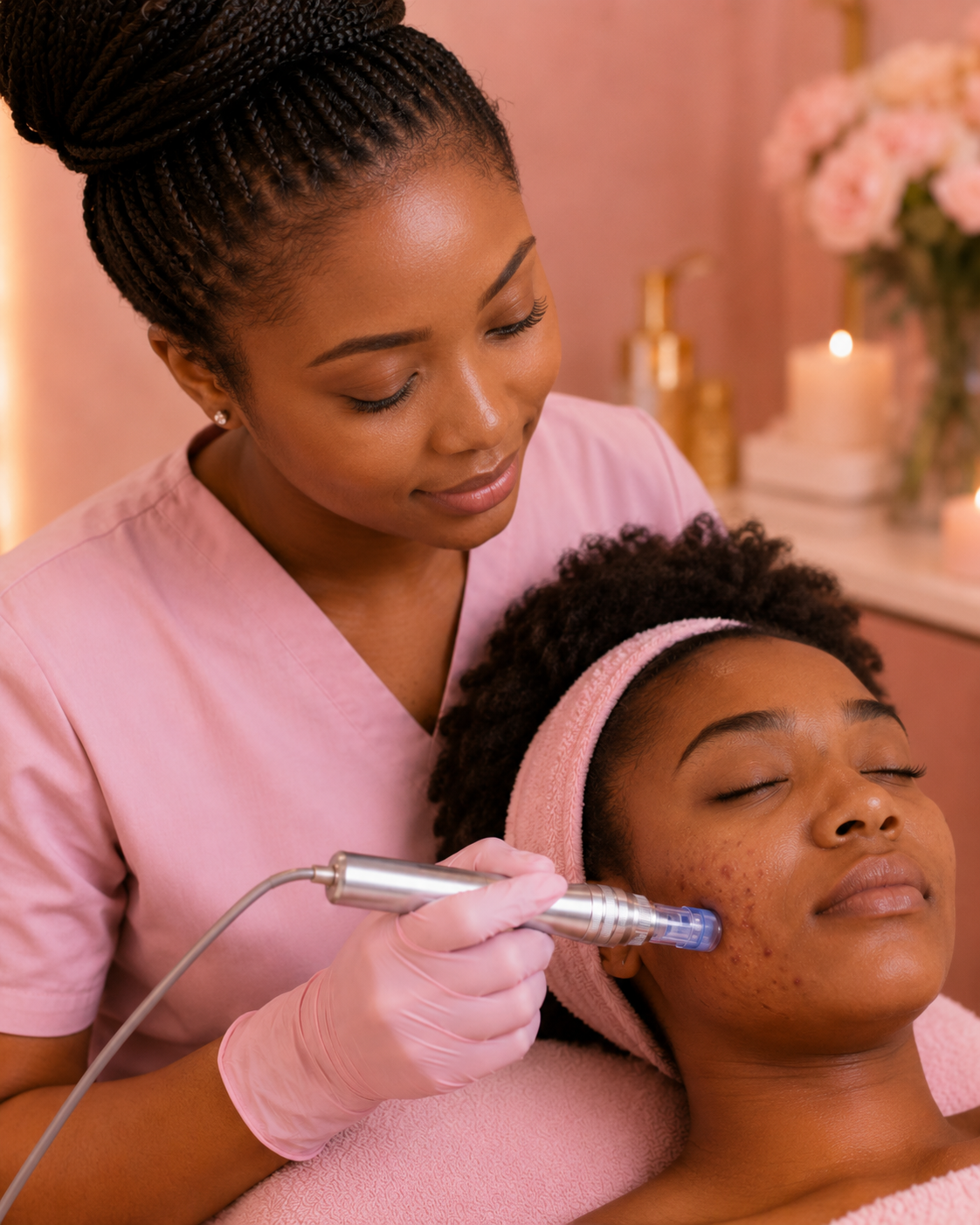 Dermatology skin treatment consultation